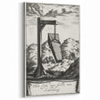 Gothic Wall Art | Hanging Coffin Illustration | Dark Decor Style