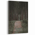Rustic Wall Art - Forest Path with Tall Pines for Farmhouse Decor