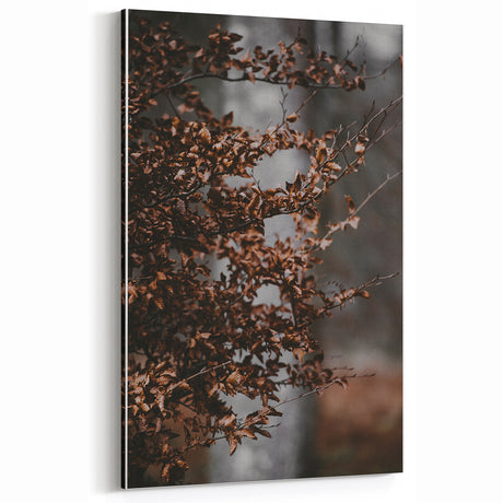 Rustic Wall Art - Autumn Branches with Leaves for Farmhouse Decor