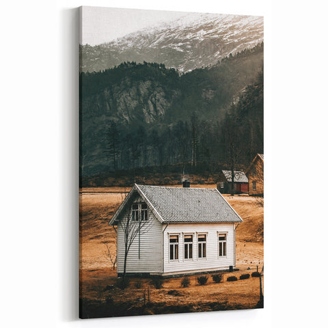 Farmhouse Wall Art – Rustic Mountain Cabin for Country Style Decor