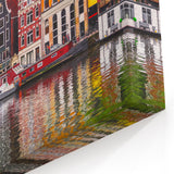 Amsterdam Art Prints - Colorful Dutch Canal Houses