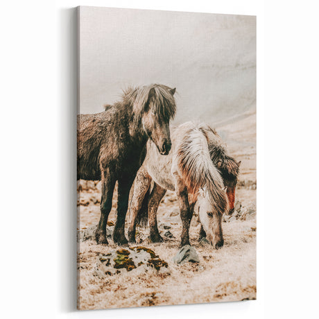 Farmhouse Wall Art – Rustic Horse Decor for Vintage Country Homes