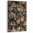 Farmhouse Wall Art – Rustic Wood Log Decor for Country Style Homes
