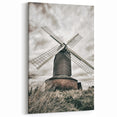 Farmhouse Wall Art – Classic Windmill with Dramatic Sky for Rustic Decor