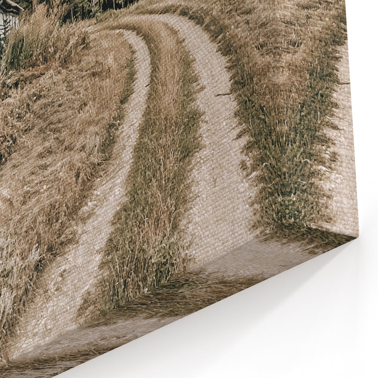 Farmhouse Wall Art – Rustic Path to Barn for Country Style Decor
