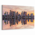 Boston Skyline Wall Art – Massachusetts Cityscape Canvas Print Decor