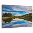 Pennsylvania Landscape Art - Tranquil Lake Reflection Scenic Pennsylvania Prints