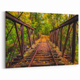 Framed Pennsylvania Art - Autumn Railway Scene Pennsylvania Photography