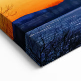 Pennsylvania Nature Art - Sunset Sky with Birds Scenic Pennsylvania Artwork