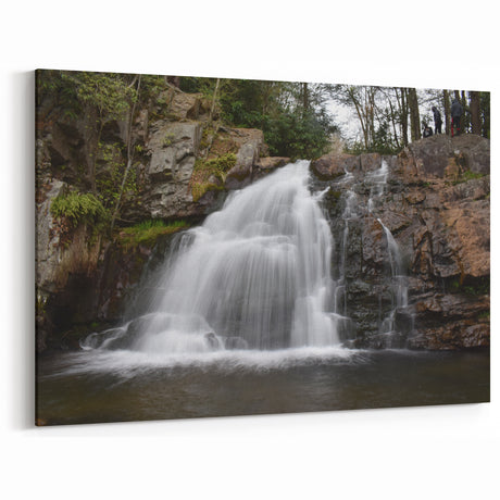 Pennsylvania Nature Art - Waterfall and Forest Landscape Photography Print