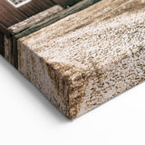 Farmhouse Wall Art: Red Barn with American Flag, Rustic Country Decor