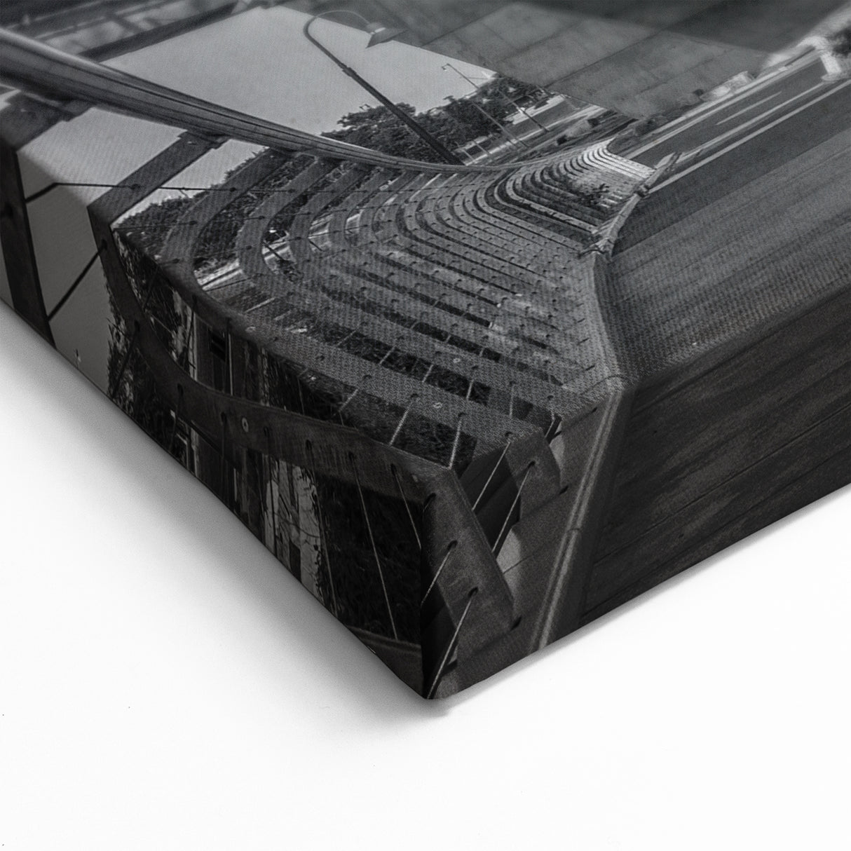 Boston Zakim Bridge Black and White – Massachusetts Cityscape Wall Art