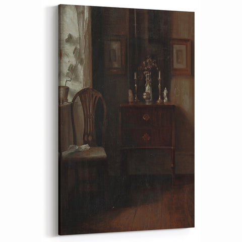 Moody Aesthetic Decor - Dark Academia Shadowy Art for Home or Study