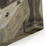 Dark Academia Wall Art - Atmospheric Writing Scene for Moody Decor