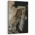 Dark Academia Wall Art - Classic Literature Reading Scene for Decor