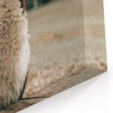 Farmhouse Alpaca Wall Art – Rustic Country Style Animal Decor