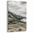 Farmhouse Lake Landscape Art – Rustic Country Style Wall Decor