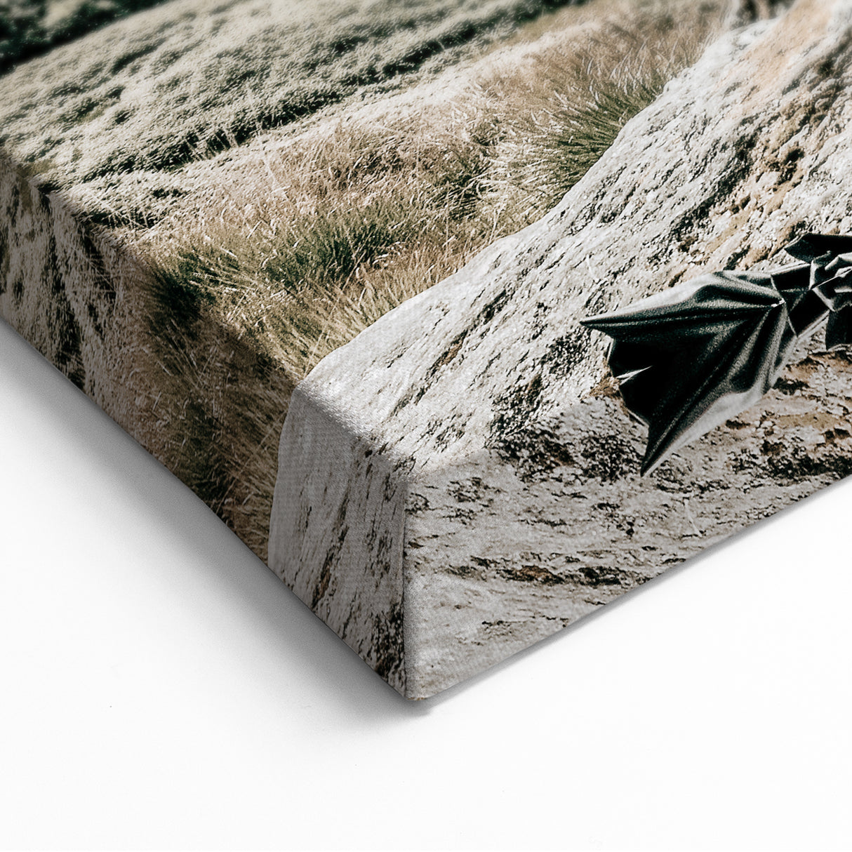 Farmhouse Lake Landscape Art – Rustic Country Style Wall Decor