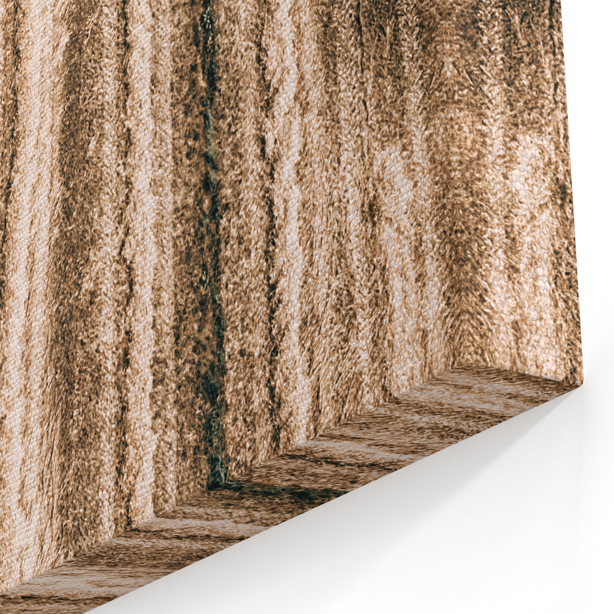 Farmhouse Wall Art - Aerial View of Rustic Wheat Field with Harvester