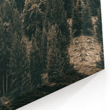 Farmhouse Wall Art - Secluded Cabin in Mountain Forest for Rustic Decor