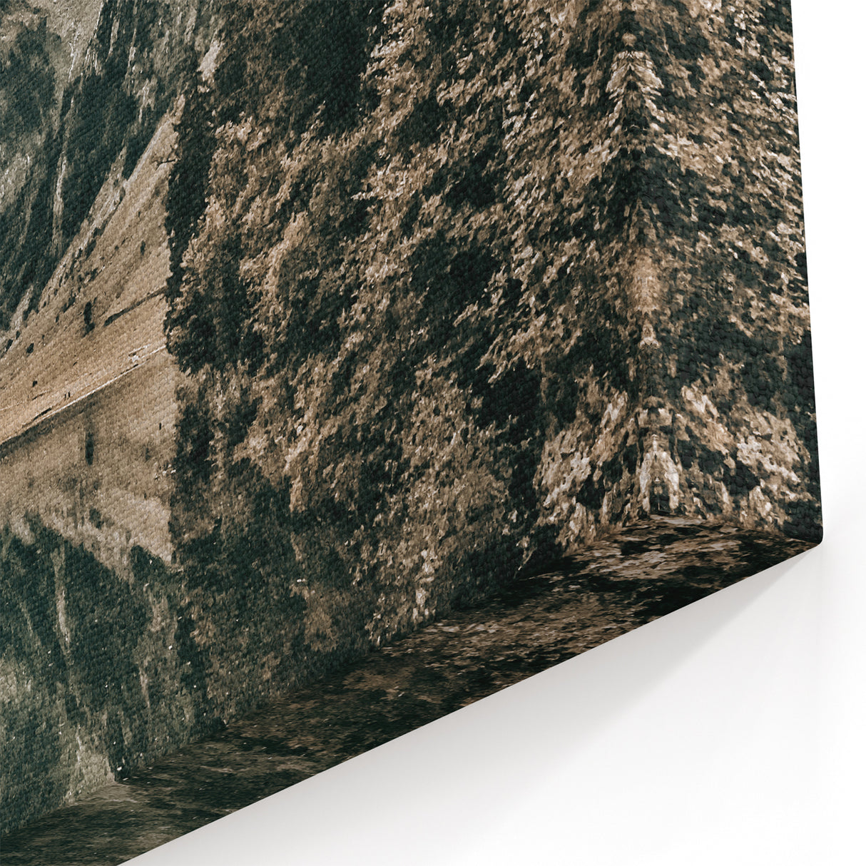 Farmhouse Wall Art - Majestic Mountain Lake Reflection for Rustic Decor