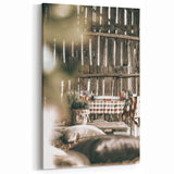 Farmhouse Wall Art - Cozy Country Gathering with Rustic Charm for Decor