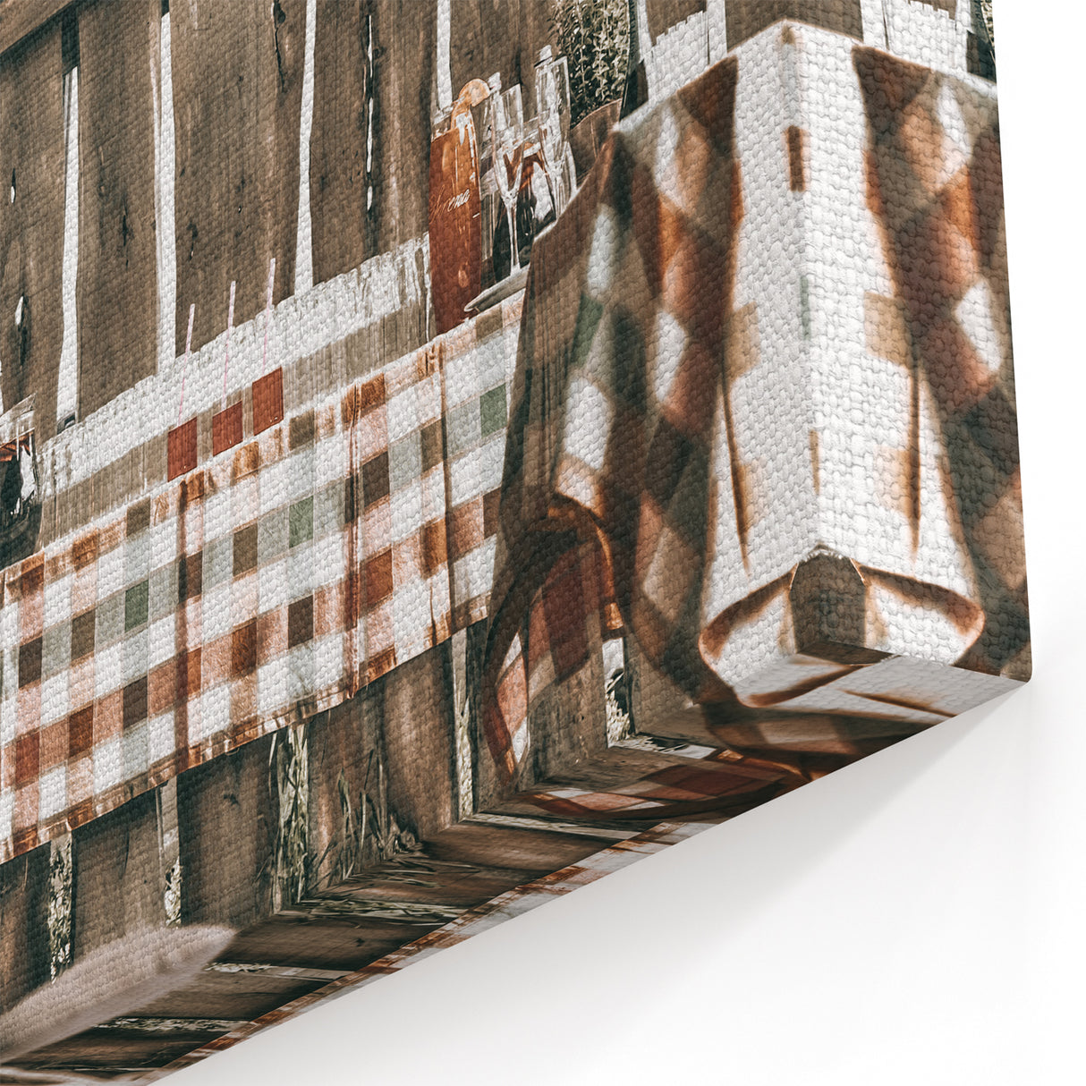 Farmhouse Wall Art - Cozy Country Gathering with Rustic Charm for Decor