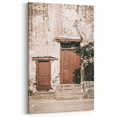 Farmhouse Wall Art - Rustic Doors with Vintage Charm for Country Decor