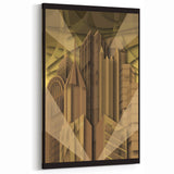 Vintage Map of Pittsburgh Prints – Abstract Geometric Cityscape Art