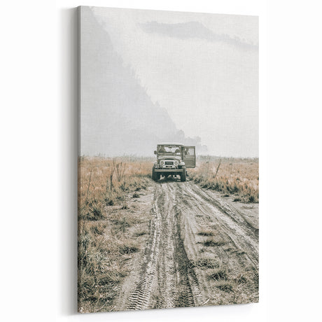 Vintage Off-Road Adventure Wall Art | Rustic Farmhouse Decor