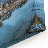 Norwegian Landscape Photography - Church Reflection and Mountain Views