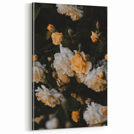 Vintage Floral Rustic Wall Art – Elegant Farmhouse Flower Print Decor