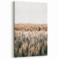 Golden Wheat Field Farmhouse Wall Art - Rustic Country Style Decor