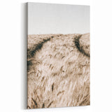Golden Wheat Field Farmhouse Wall Art - Rustic Country Style Decor