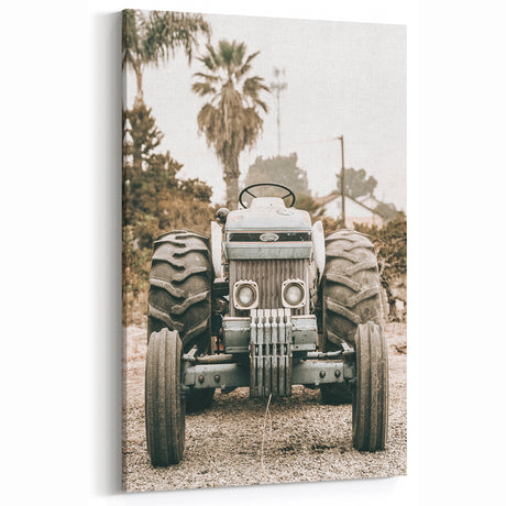 Vintage Tractor Farmhouse Wall Art - Rustic Country Style Decor