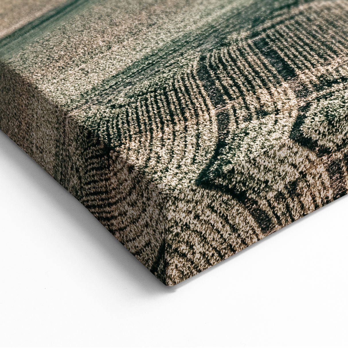 Farmhouse Wall Art of Rolling Fields - Rustic Country Style Decor