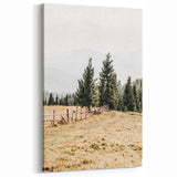 Rustic Farmhouse Wall Art – Countryside Pathway with Trees Print