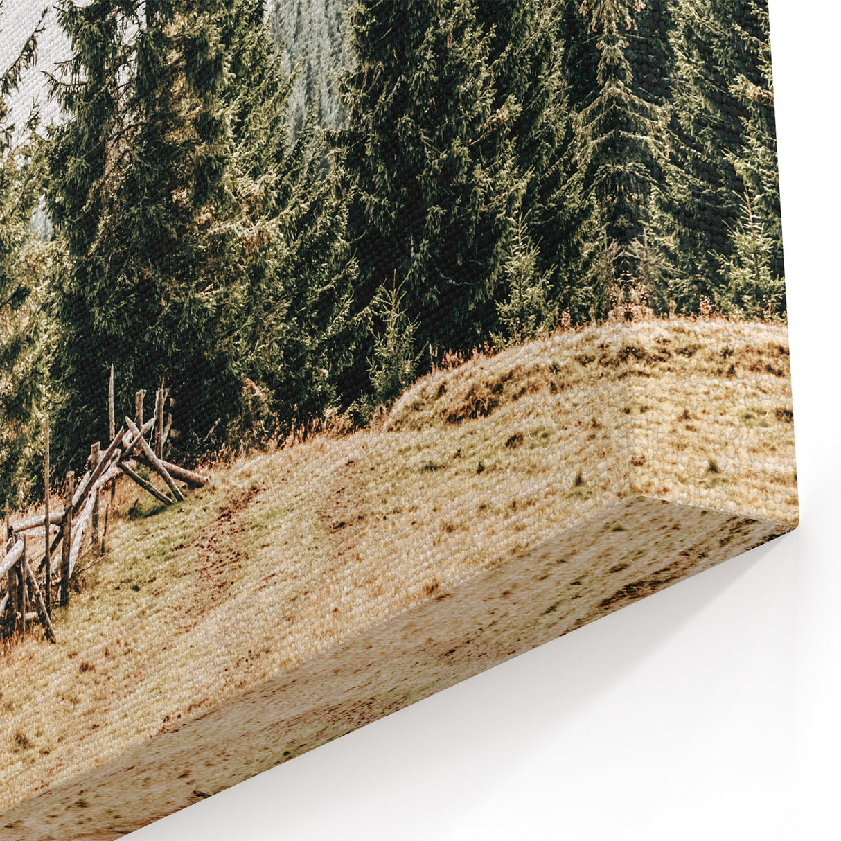 Rustic Farmhouse Wall Art – Countryside Pathway with Trees Print