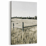 Farmhouse Wall Art - Rustic Country Fence with Vintage Farmhouse Charm