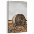 Farmhouse Wall Art - Rustic Hay Bale with Vintage Country Charm