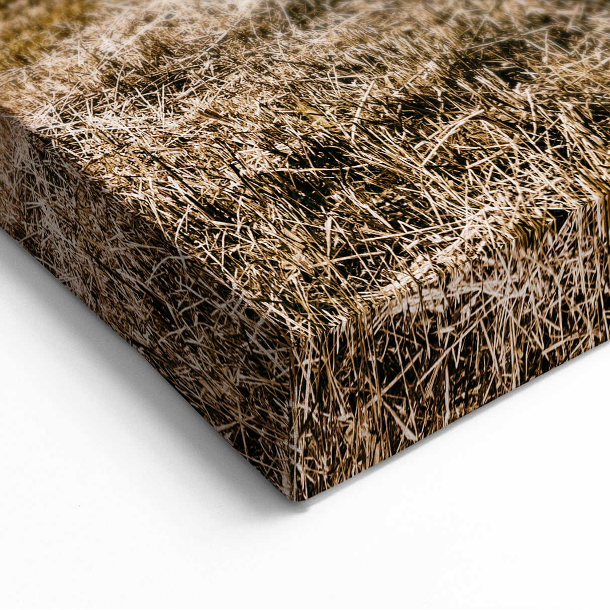 Farmhouse Wall Art - Rustic Hay Bale with Vintage Country Charm
