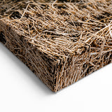 Farmhouse Wall Art - Rustic Hay Bale in Golden Field with Country Charm