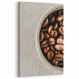 Farmhouse Wall Art - Rustic Coffee Beans Close-Up with Vintage Charm