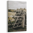 Rustic Private Gate Wall Art – Farmhouse Countryside Aesthetic