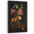 Dark Moody Wall Art - Classic Floral Bouquet for Elegant Home Decor