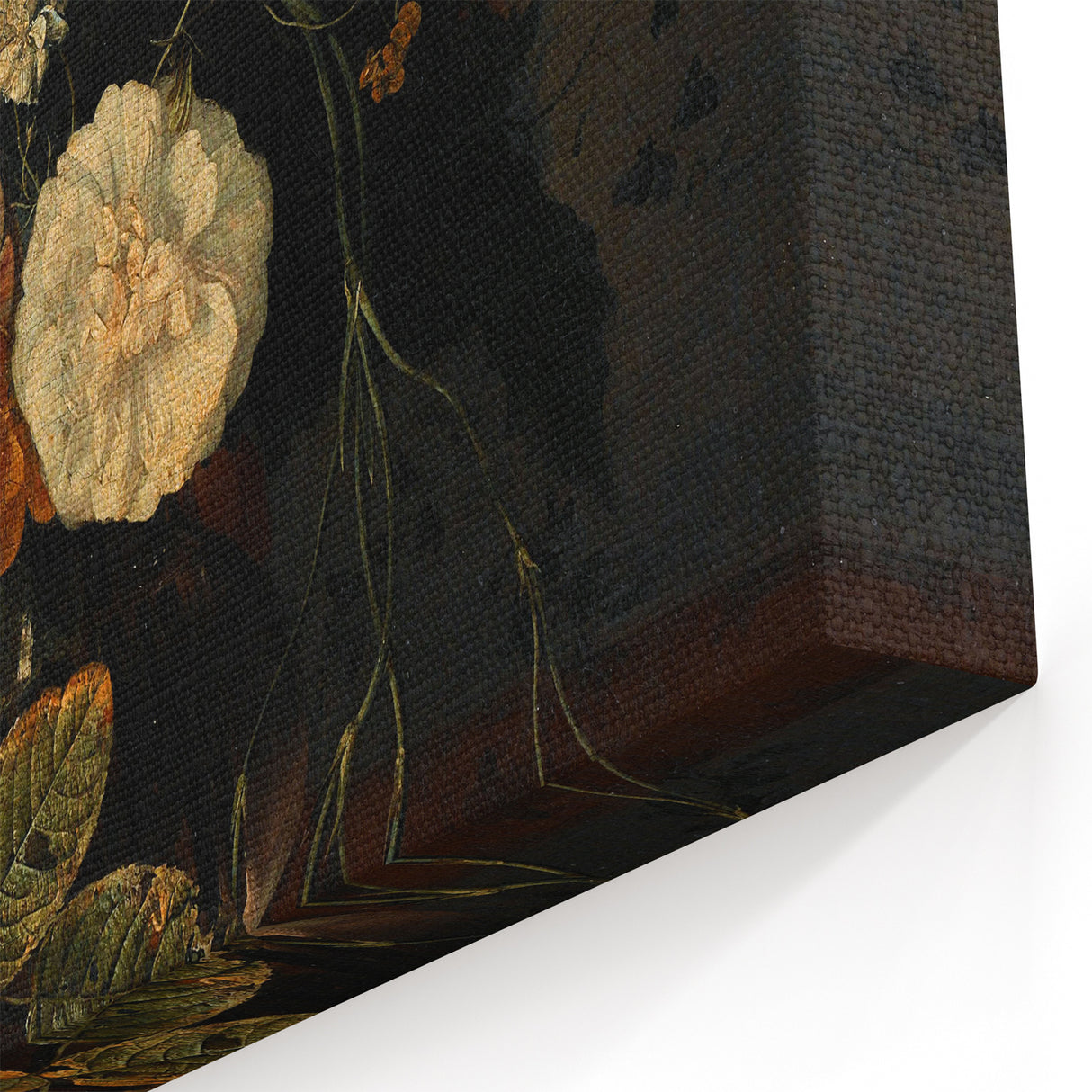 Dark Moody Wall Art - Classic Floral Bouquet for Elegant Home Decor