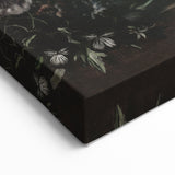 Dark Moody Wall Art - Dramatic Floral Arrangement for Elegant Interiors