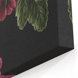 Dark Moody Wall Art - Elegant Botanical Illustration for Refined Decor