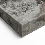 Dark Moody Winter Scene: Snowy Forest Walk Wall Art for Interiors