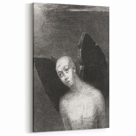 Dark Gothic Artworks - Winged Figure Vintage Gothic Print